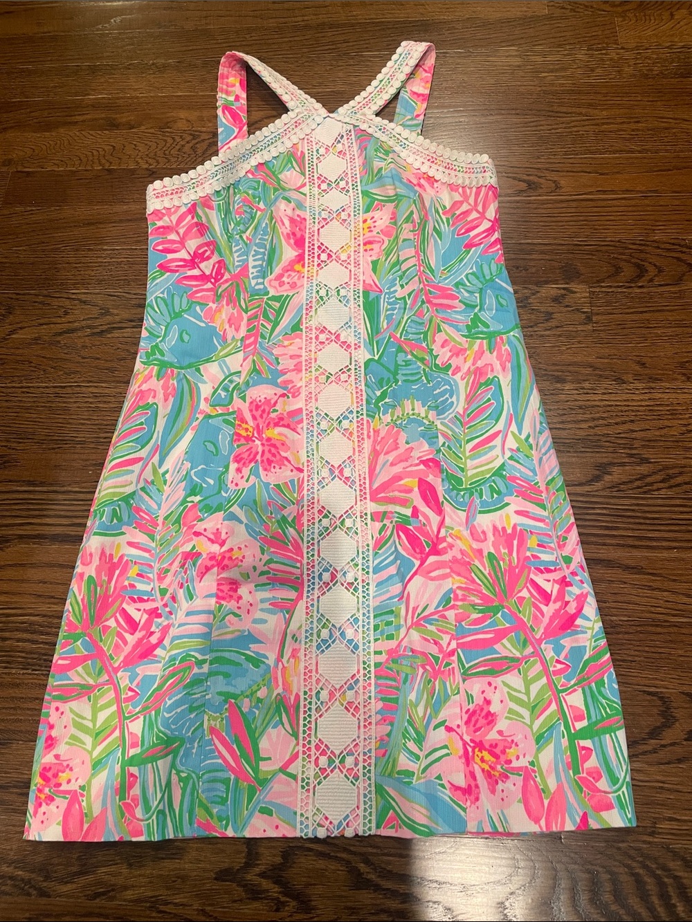 Lilly Pulitzer Vena Stretch Shift Sleeveless Dress Lilly of the Jungle